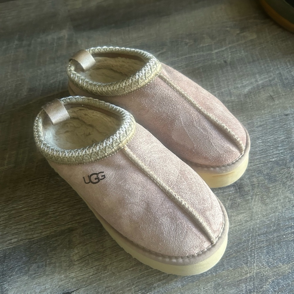 UGG Blush Suede Slip-Ons